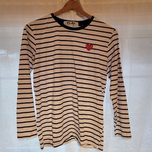 Comme De Garcons B&W striped shirt